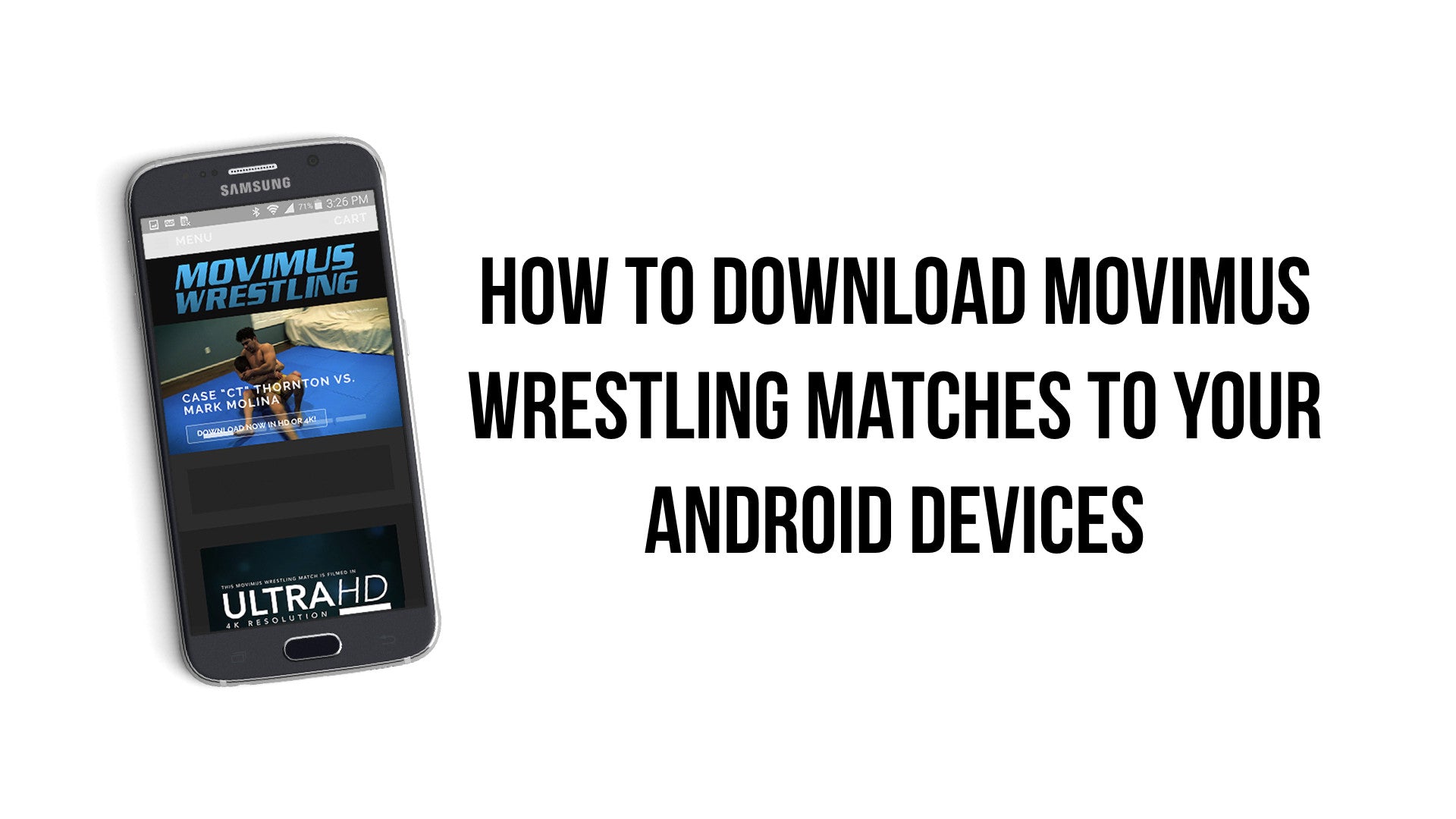 How to Download Movimus Wrestling matches to your Android devices